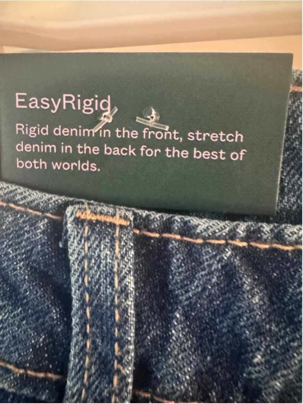 Wild Fable Jeans Double Removable Waistband 90s Relaxed Straight Mid Rise Size 6 - Picture 4 of 14